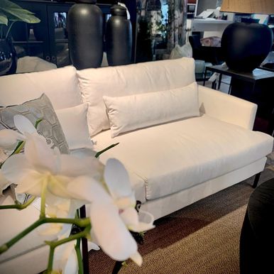 Hvit sofa